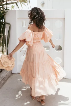 Julie Off Shoulder Midi Dress