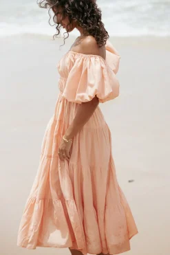 Julie Off Shoulder Midi Dress