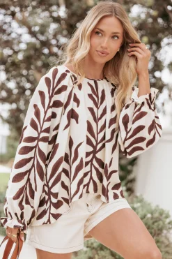 July Long Sleeve Smock Top