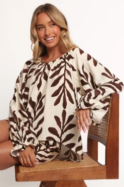 July Long Sleeve Smock Top