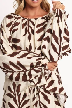 July Long Sleeve Smock Top
