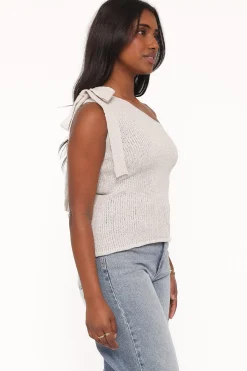 Jutta One Shoulder Knit Top