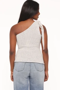 Jutta One Shoulder Knit Top