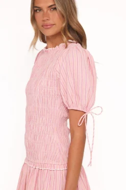Kaelyn Gather Mini Dress
