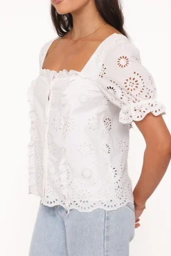 Kairi Eyelet Top