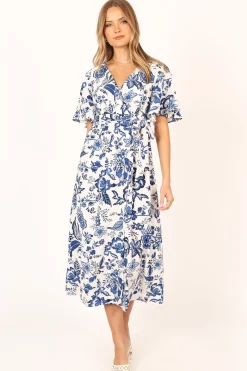 Kaleen Midi Wrap Dress