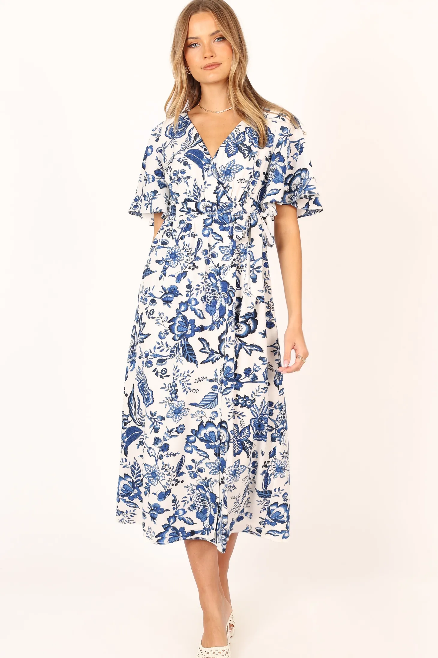 Kaleen Midi Wrap Dress