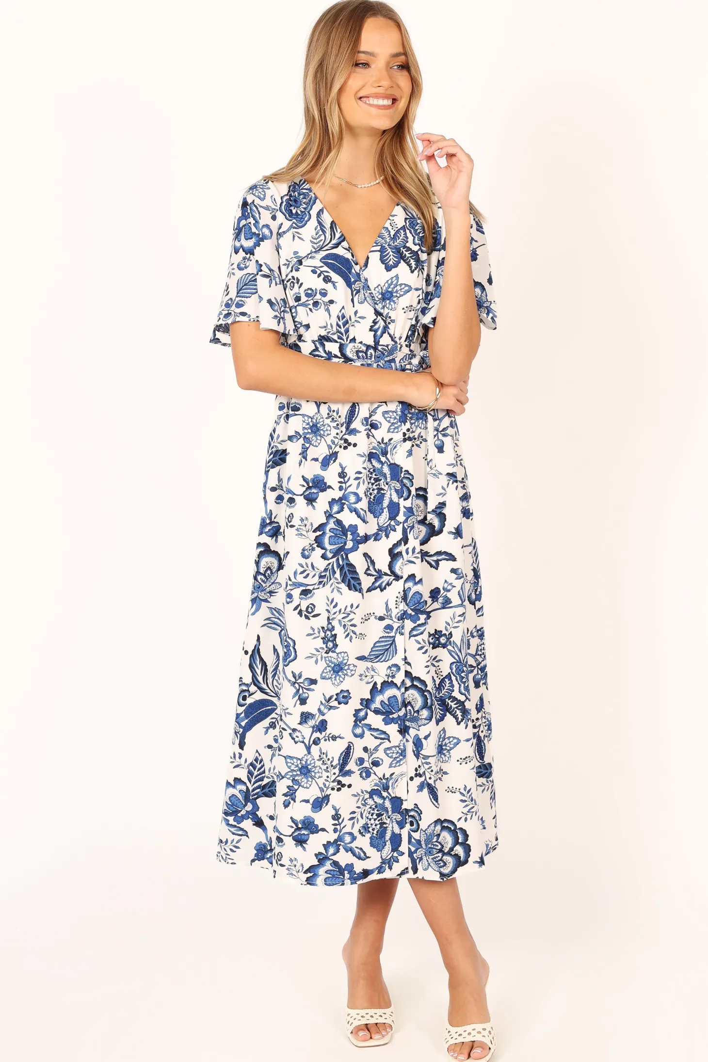 Kaleen Midi Wrap Dress