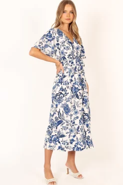 Kaleen Midi Wrap Dress