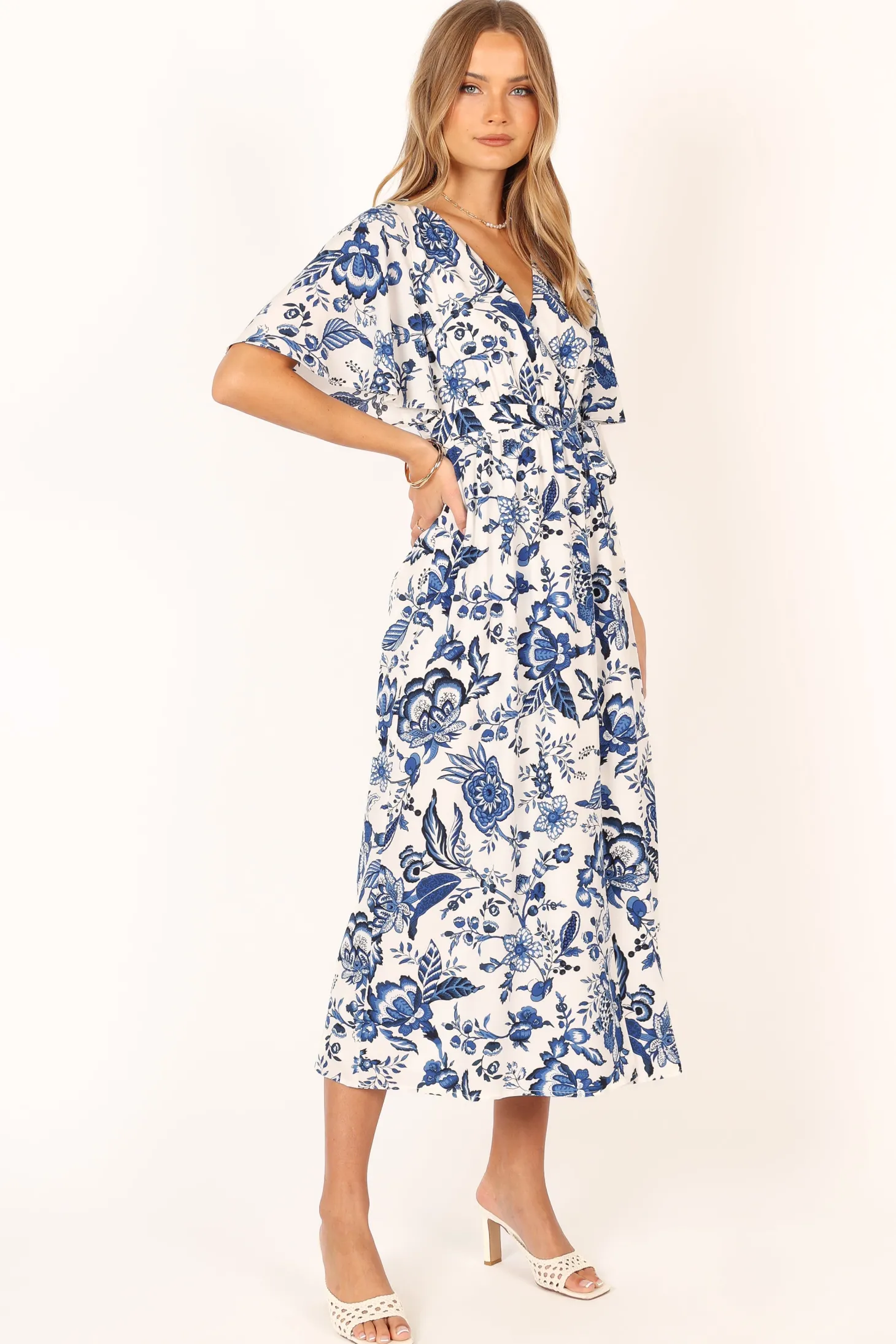 Kaleen Midi Wrap Dress