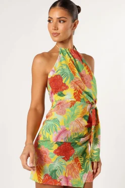 Kalena Halterneck Mini Dress