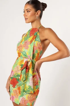 Kalena Halterneck Mini Dress