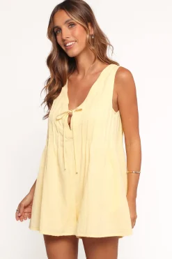 Kallie Tie Front Romper