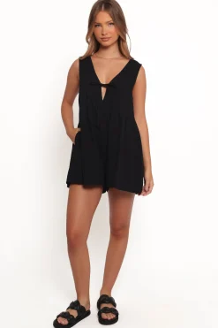 Kallie Tie Front Romper