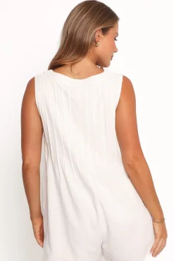 Kallie Tie Front Romper