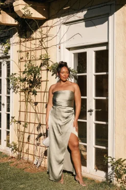 Kara Strapless Maxi Dress