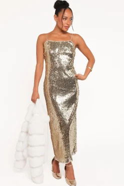 Karley Sequin Maxi Dress