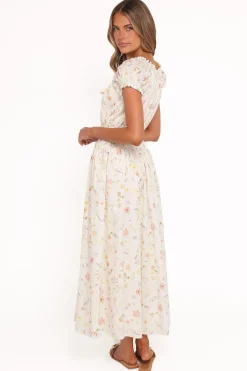 Katana Puff Sleeve Midi Dress