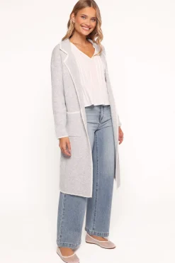 Katia Contrast Trim Coatigan