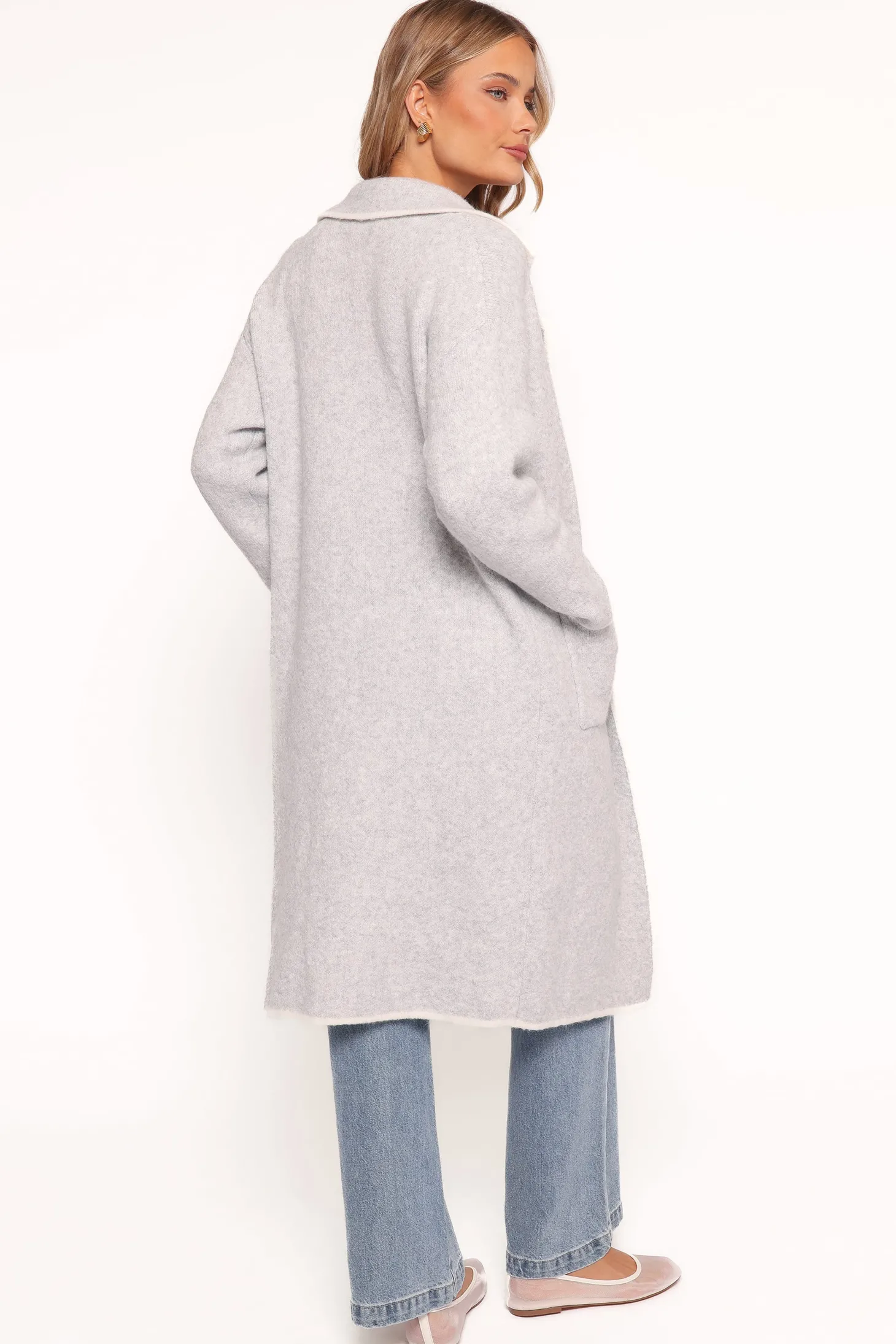 Katia Contrast Trim Coatigan