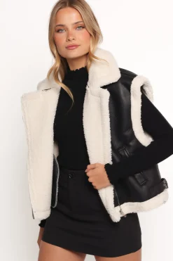 Kayden Faux Shearling Lined Vest
