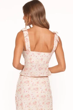 Kedra Tie Shoulder Top