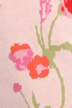 Keegan Flower Knit Sweater