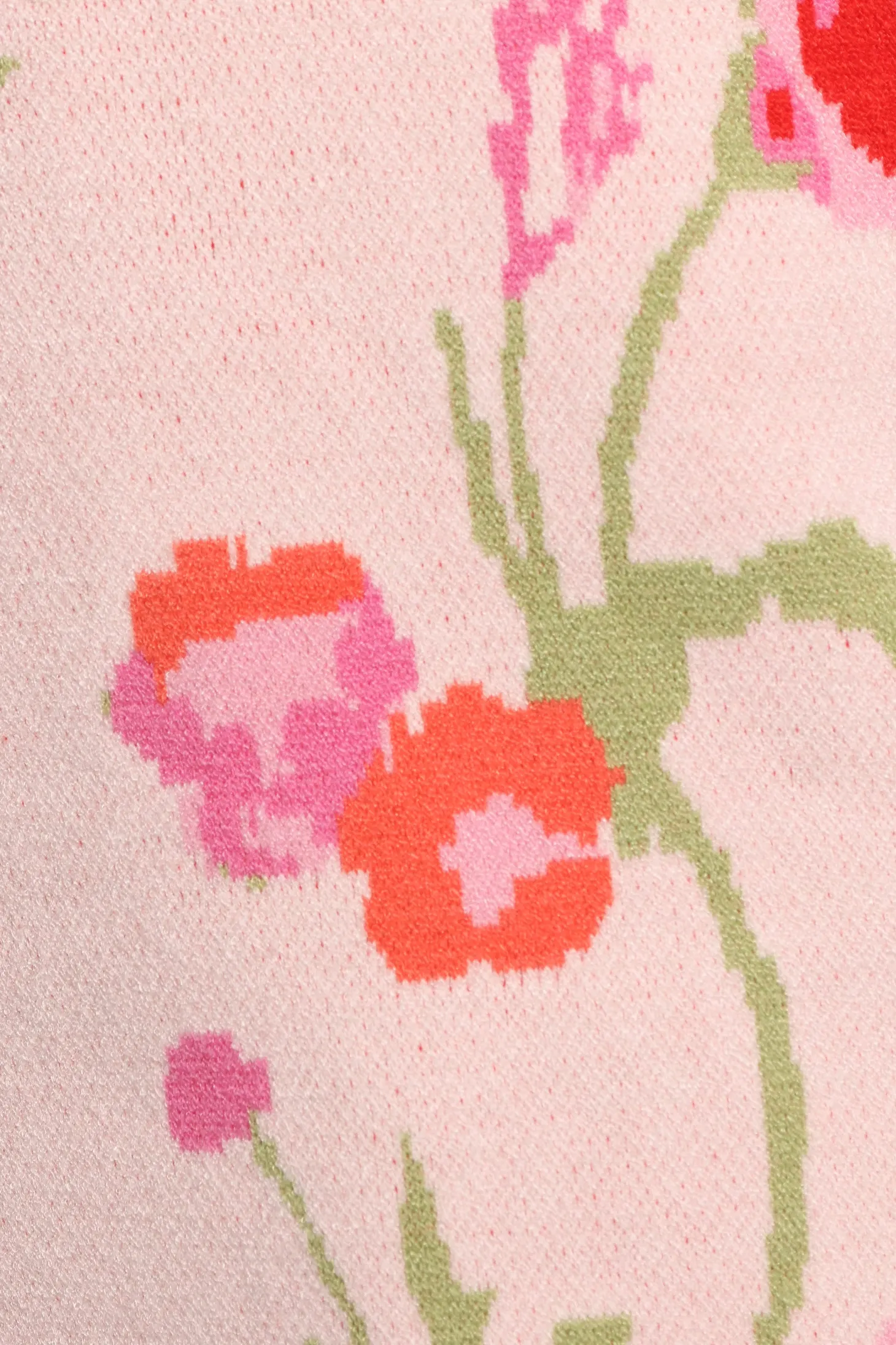 Keegan Flower Knit Sweater