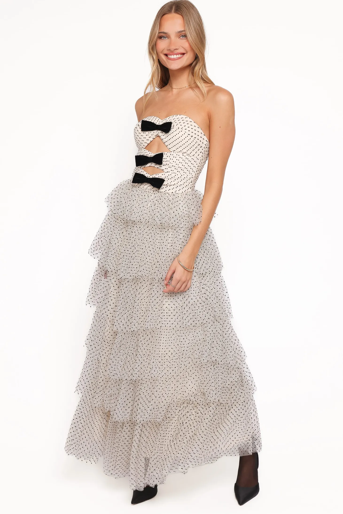 Kelari Strapless Midi Dress