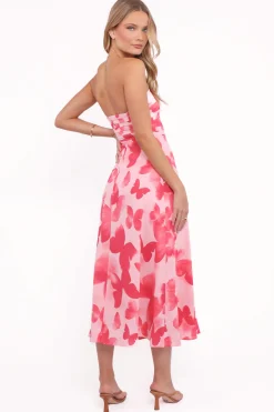 Kenna Strapless Midi Dress