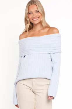 Kenny Off Shoulder Knit Sweater