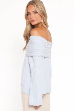 Kenny Off Shoulder Knit Sweater