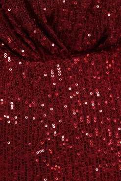 Khianna Sequin One Shoulder Jumpsuit