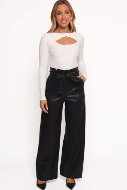 Kieran Faux Leather Pant