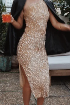 Kiki One Shoulder Midi Dress