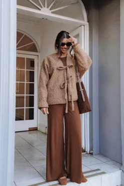 Kimmy Bow Oversized Cardigan