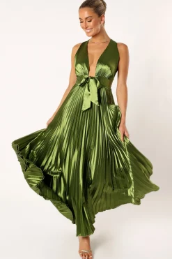 Kris Pleated Maxi Dress