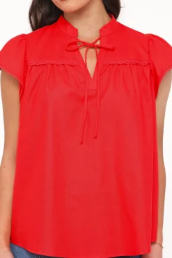 Kylie Flutter Sleeve Top