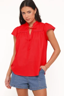 Kylie Flutter Sleeve Top
