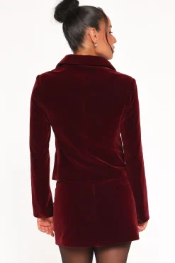 Lainey Velvet Mini Skirt