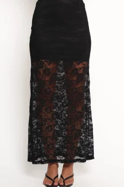 Laken Sheer Lace Maxi Skirt
