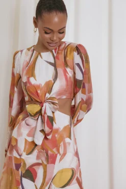 Laquin Long Sleeve Maxi Dress