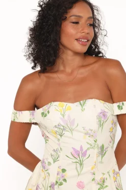 Larni Off Shoulder Midi Dress