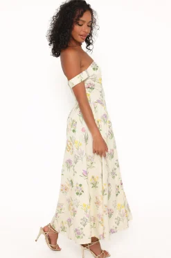 Larni Off Shoulder Midi Dress