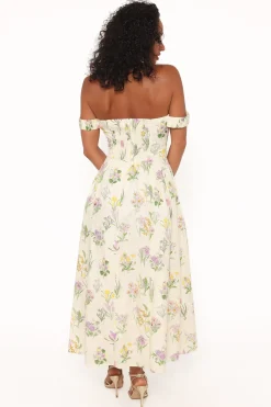 Larni Off Shoulder Midi Dress