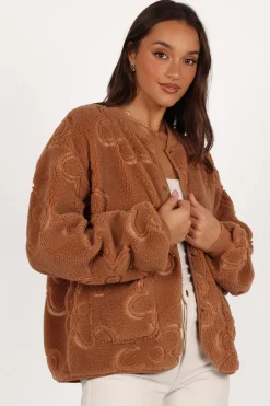 Lasky Flower Pattern Button Down Jacket