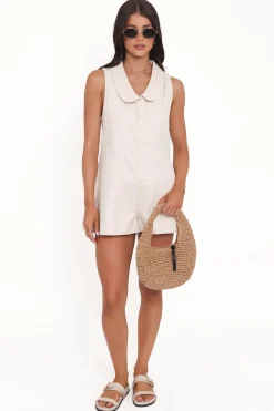 Lavina Collared Romper
