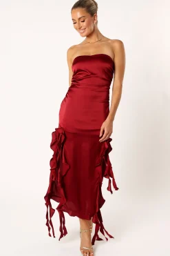 Lee Strapless Midi Dress