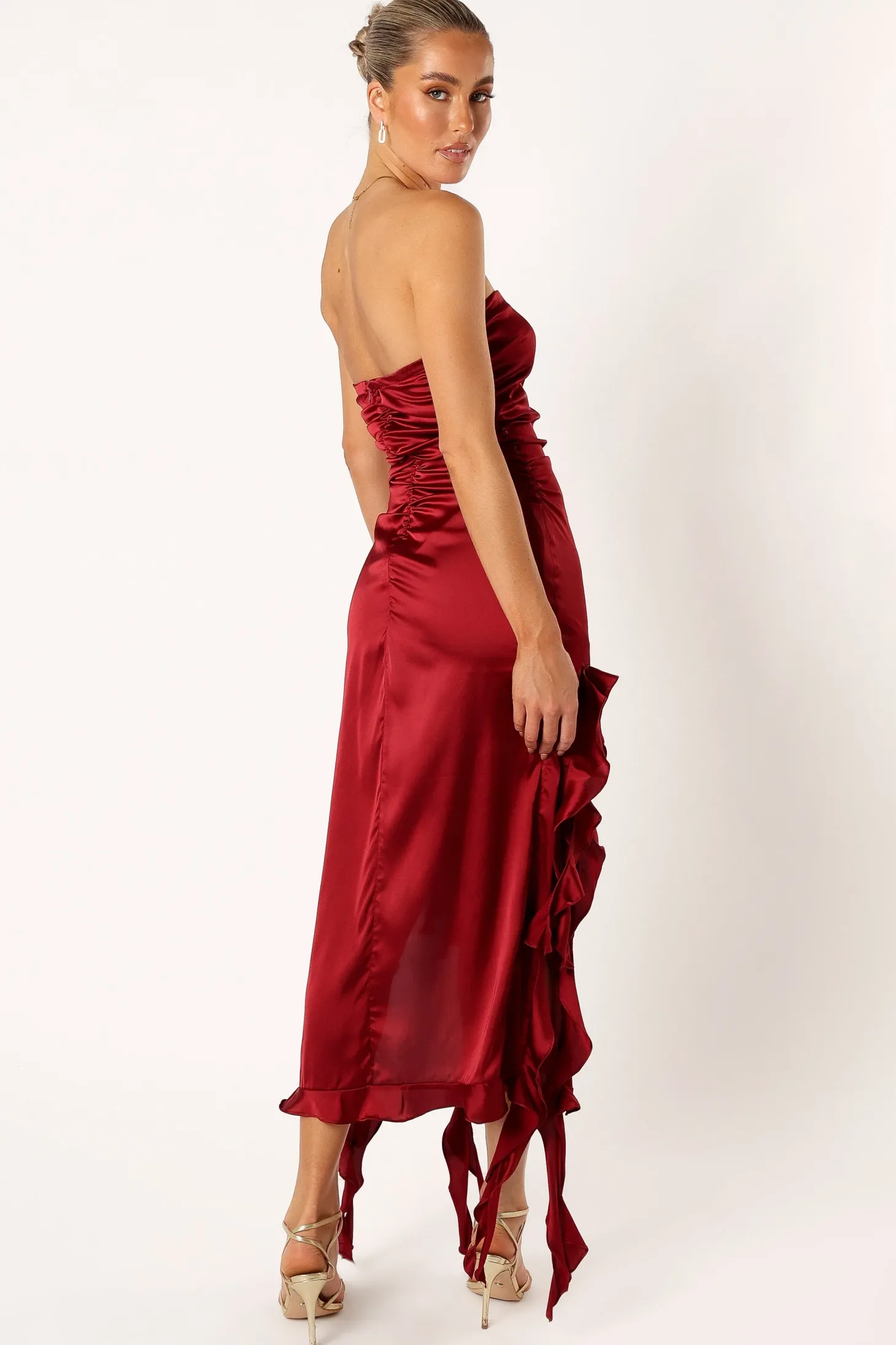 Lee Strapless Midi Dress