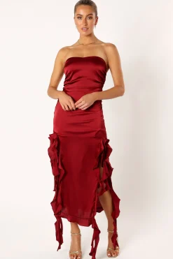 Lee Strapless Midi Dress